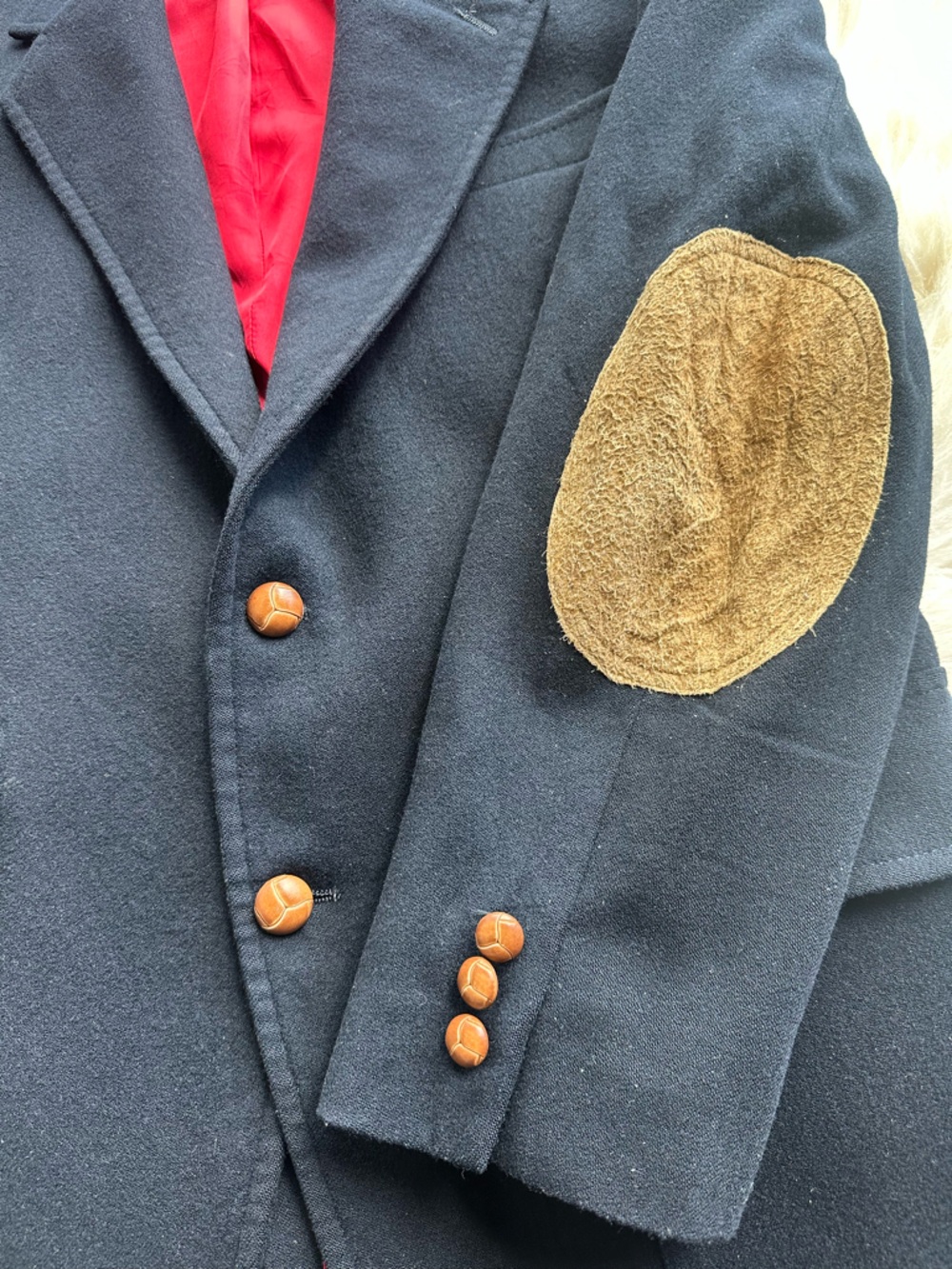 Vintage Pendleton Men’s Blazer 42L Navy Wool Preppy Rugby Ivy League Jacket - Picture 11 of 11